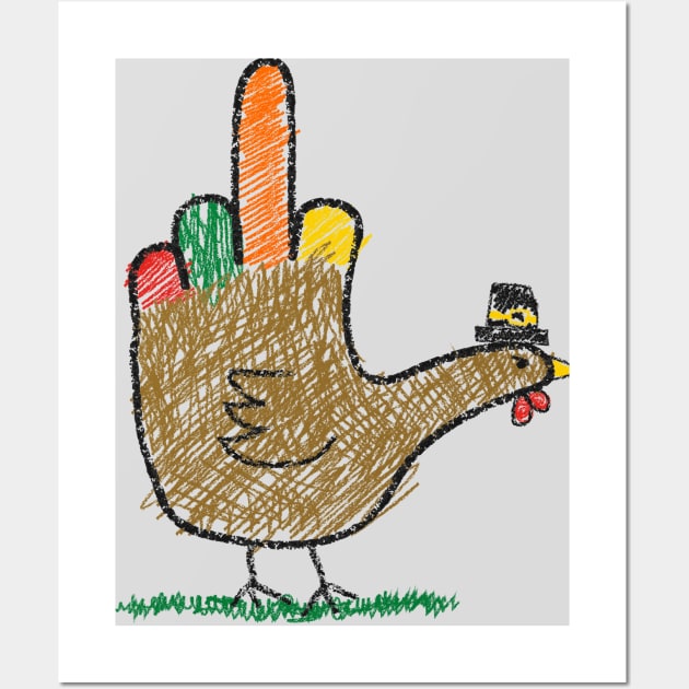 Thanksgiving Bird Wall Art by ACraigL